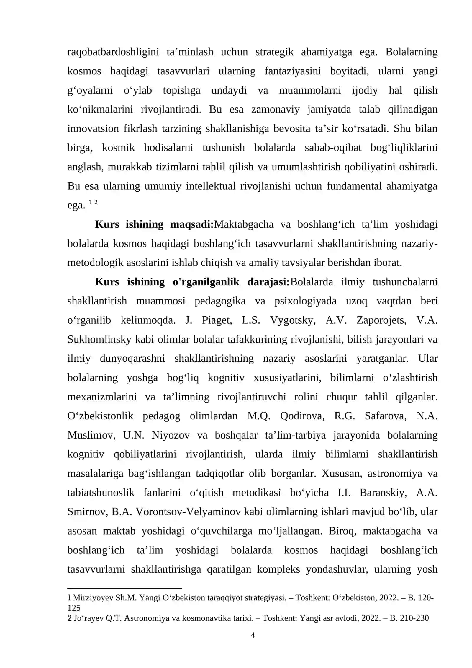 KOSMOS HAQIDAGI BOSHLANG‘ICH TASAVVURLARNI SHAKLLANTIRISH USULLARI 4