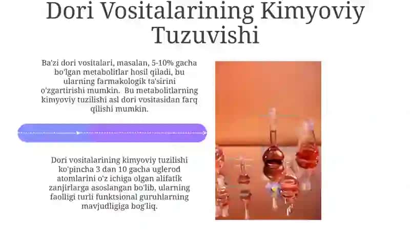 Alifatik geterofunksional birikmalar asosidagi metabolitlar va dori vositalari 4