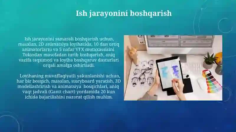 Animatsion faoliyat menejmenti 4
