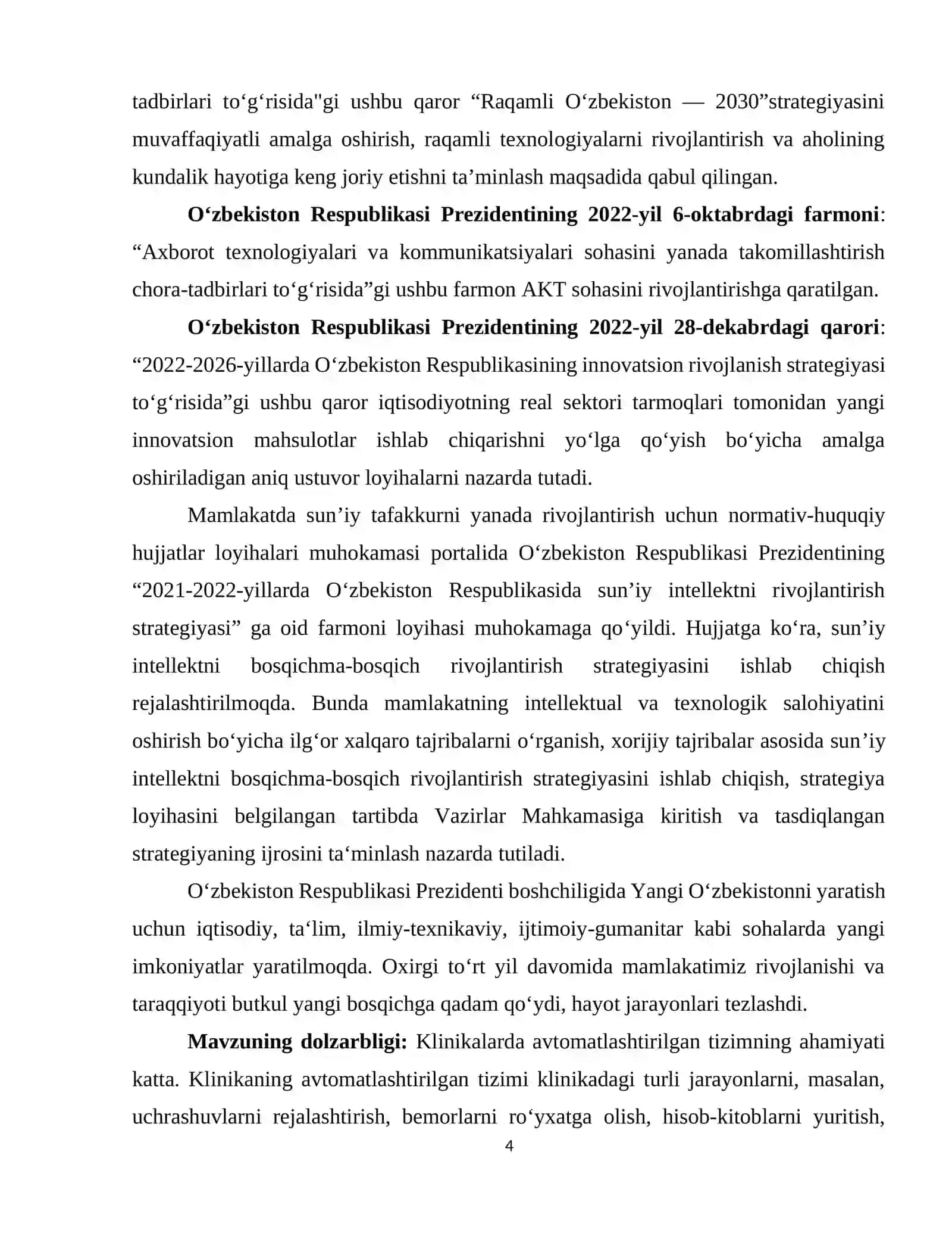 Klinika avtomatlashtirish tizimi 4