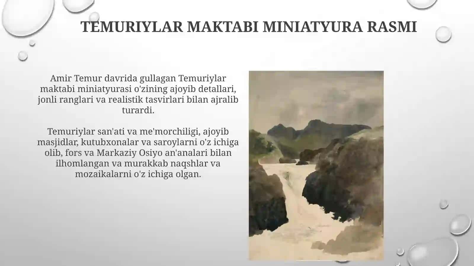 Temuriylar Madaniyati va Homiyligi 4