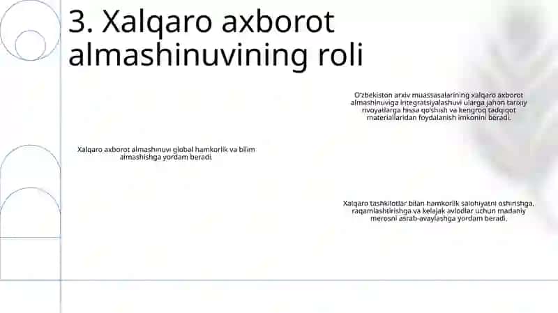 Xalqaro Axborot Almashinuv Jarayoniga OʻZbekiston Oav Larining Integratsiya YoʻLlari 4
