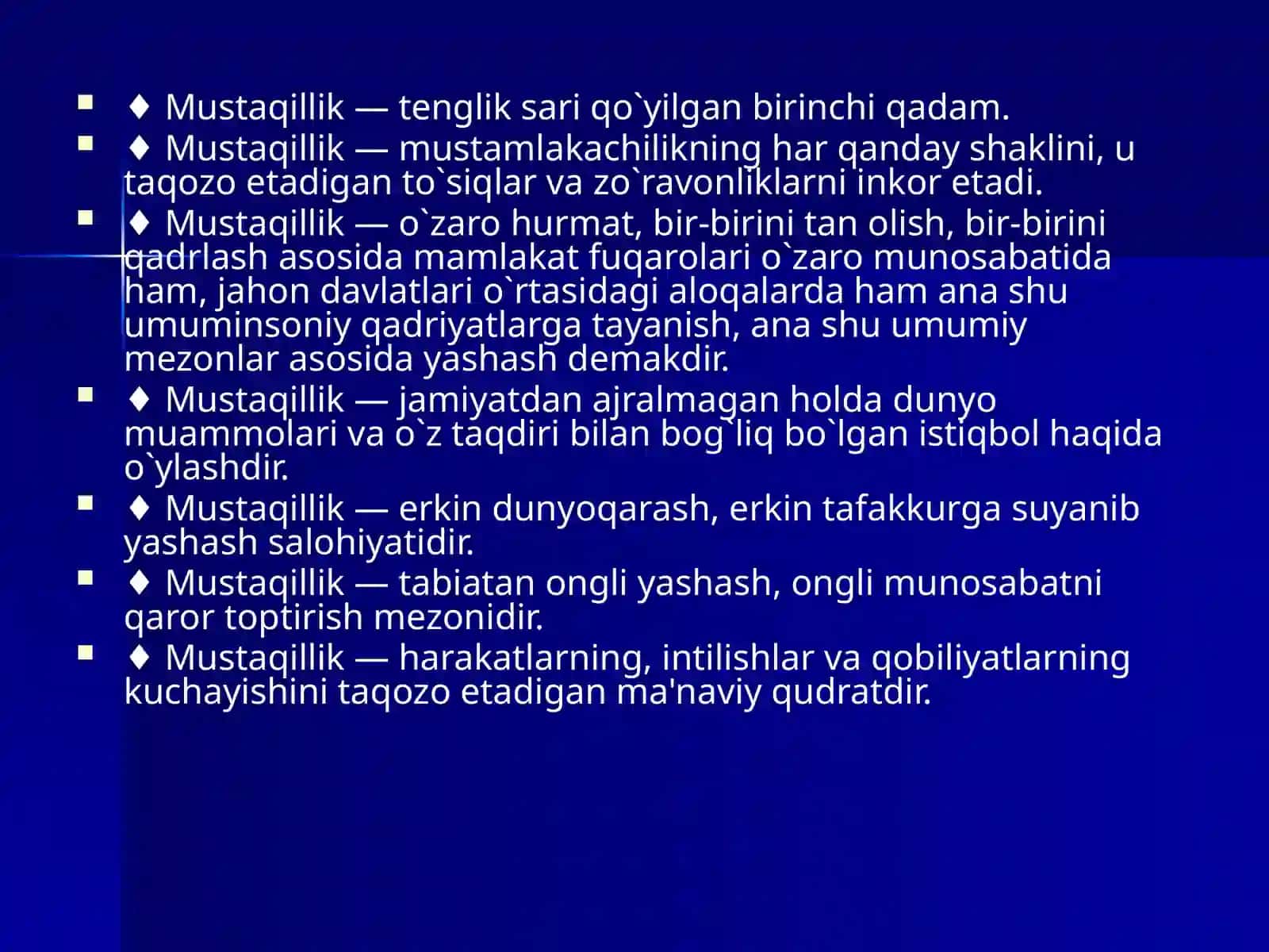 O'zbekiston Respublikasi Davlat Suvereniteti 4