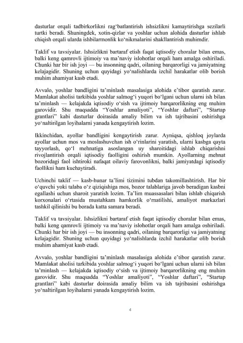 Ishsizlik turlari va ularning makroiqtisodiy oqibatlari 4