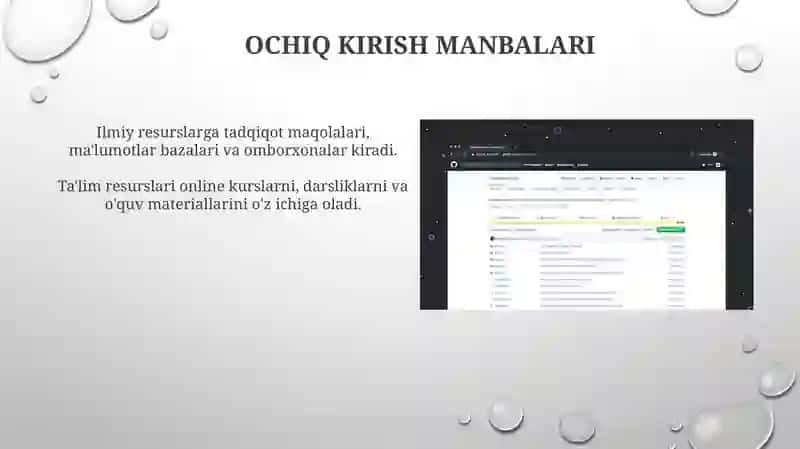 Internetdagi axborot resurslarining turlari(ilmiy va oʼquv resurslari) 4