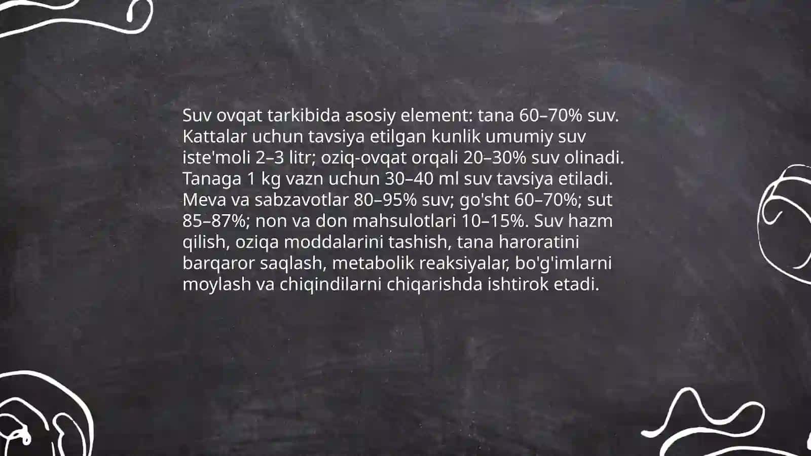 Ovqat va uning tarkibi 4