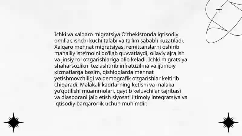 Oʻzbekistondagi ijtimoiy oʻzgarishlar 4