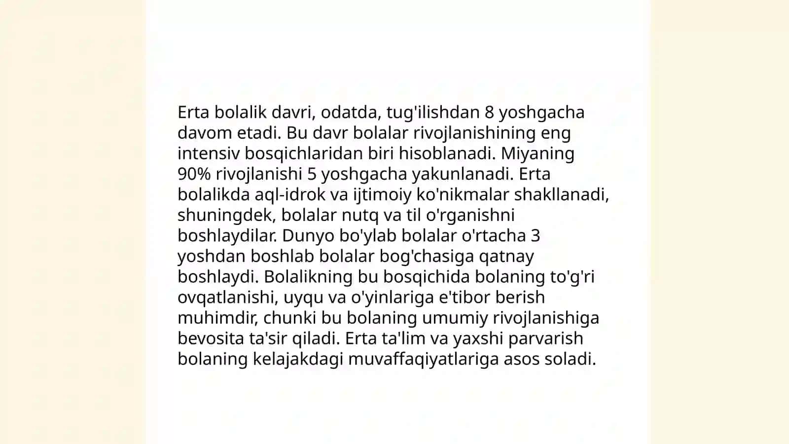 Psixologiya fanida yosh davrlarini qiyosiy tahlili 4