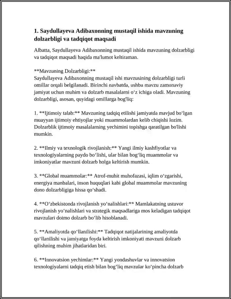 TMCI INSTITUTI 22-60- GURUH TALABASI SAYDULLAYEVA ADIBAXONNING IQTISODIY TAHLIL FANIDAN TAYYORLAGAN MUSTAQIL ISHI 4