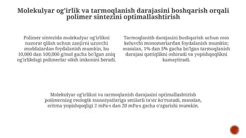 Tola hosil qiluvchi polimerlar xossalarini boshqarish usullari 4