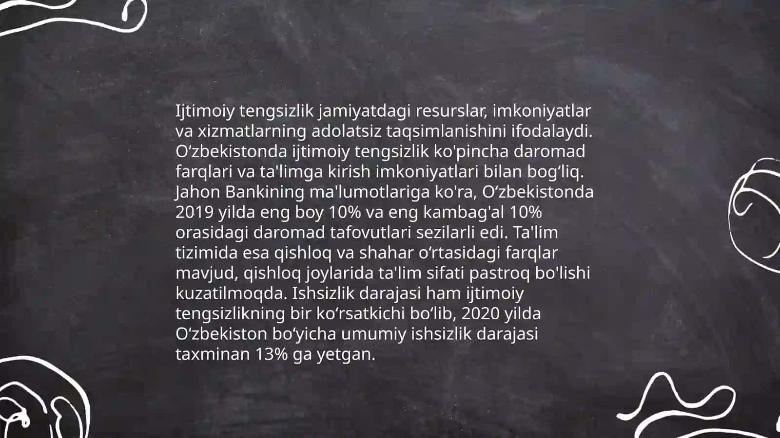 Daromadlarning taqsimlanishi, tengsizlik va qashshoqlik 4