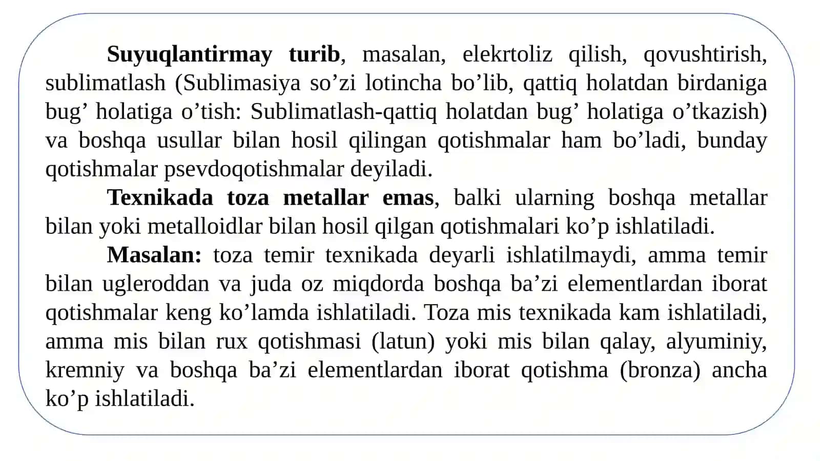 Qotishmalar 4