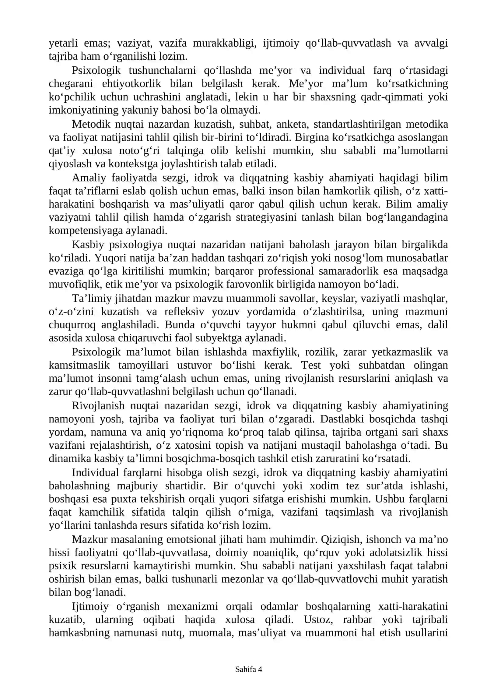 Shaxsning bilish jarayonlari va kasbiy rivojlanishi 4