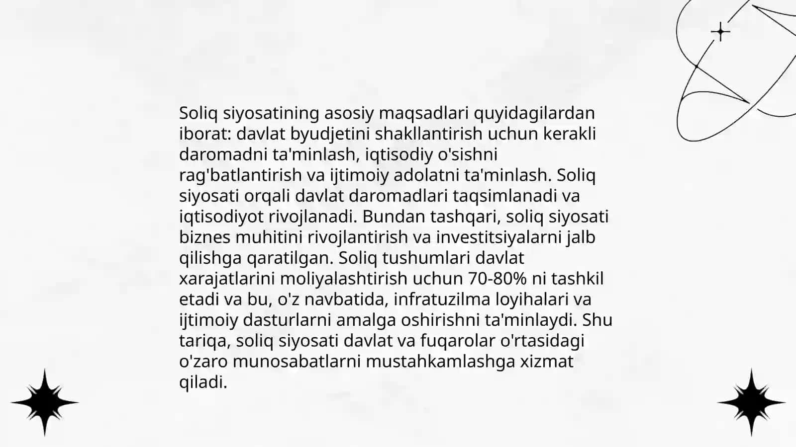 Byudjet soliqlari tushunchasi 4