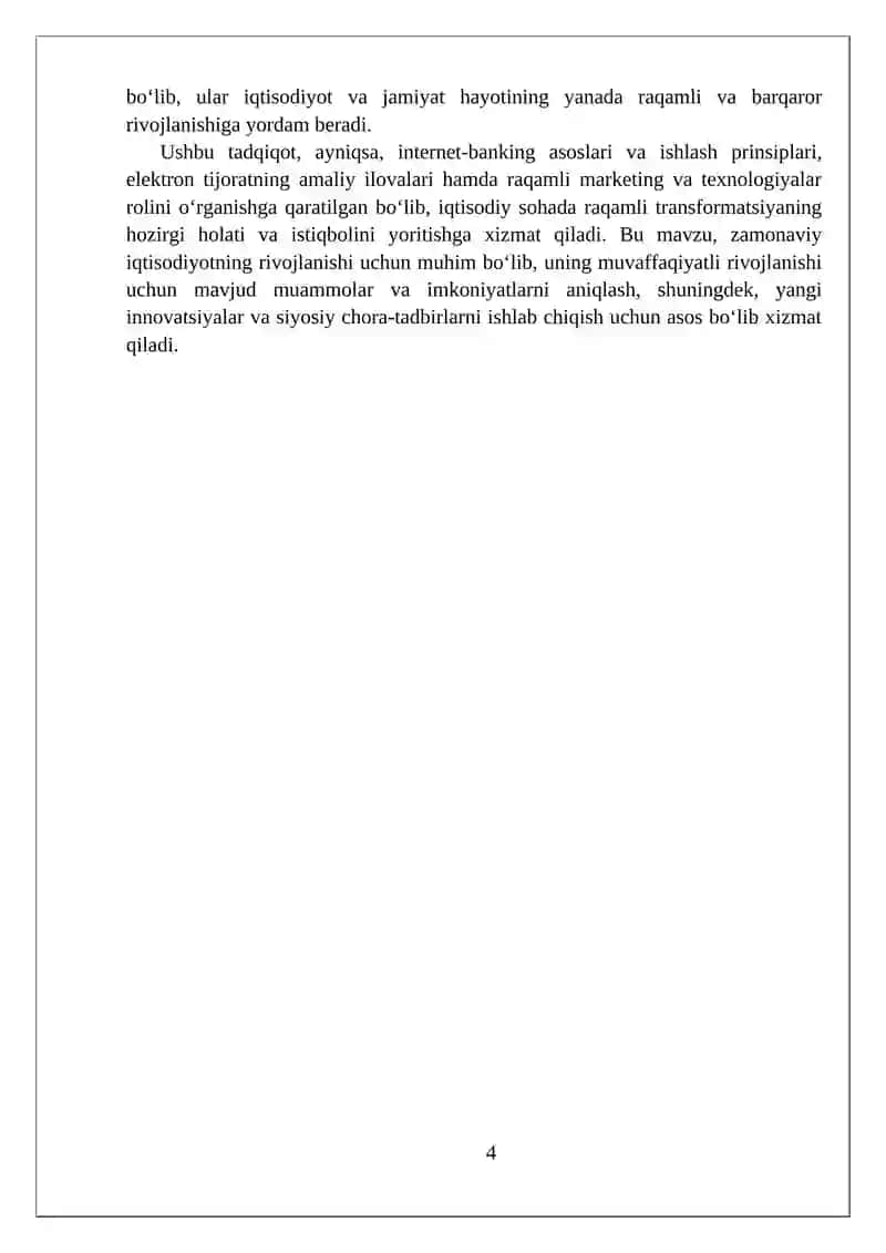 INTERNET-BANKING, INTERNET-SAVDO, INTERNET-SUG‘URTA, INTERNET-MARKETING 4
