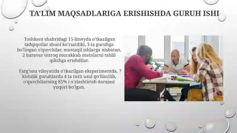 Guruh rahbari faoliyatida shaxs va jamoani organish va tarbiyaviy ishlarni tashkillashtirish 4