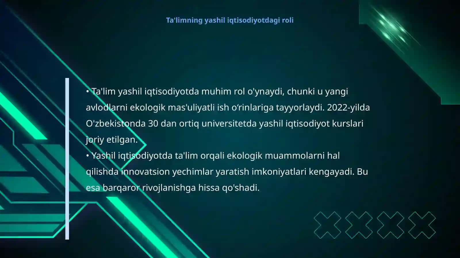 Yashil ish o‘rinlari va ta’lim o‘rtasidagi bog‘liqliklar 4