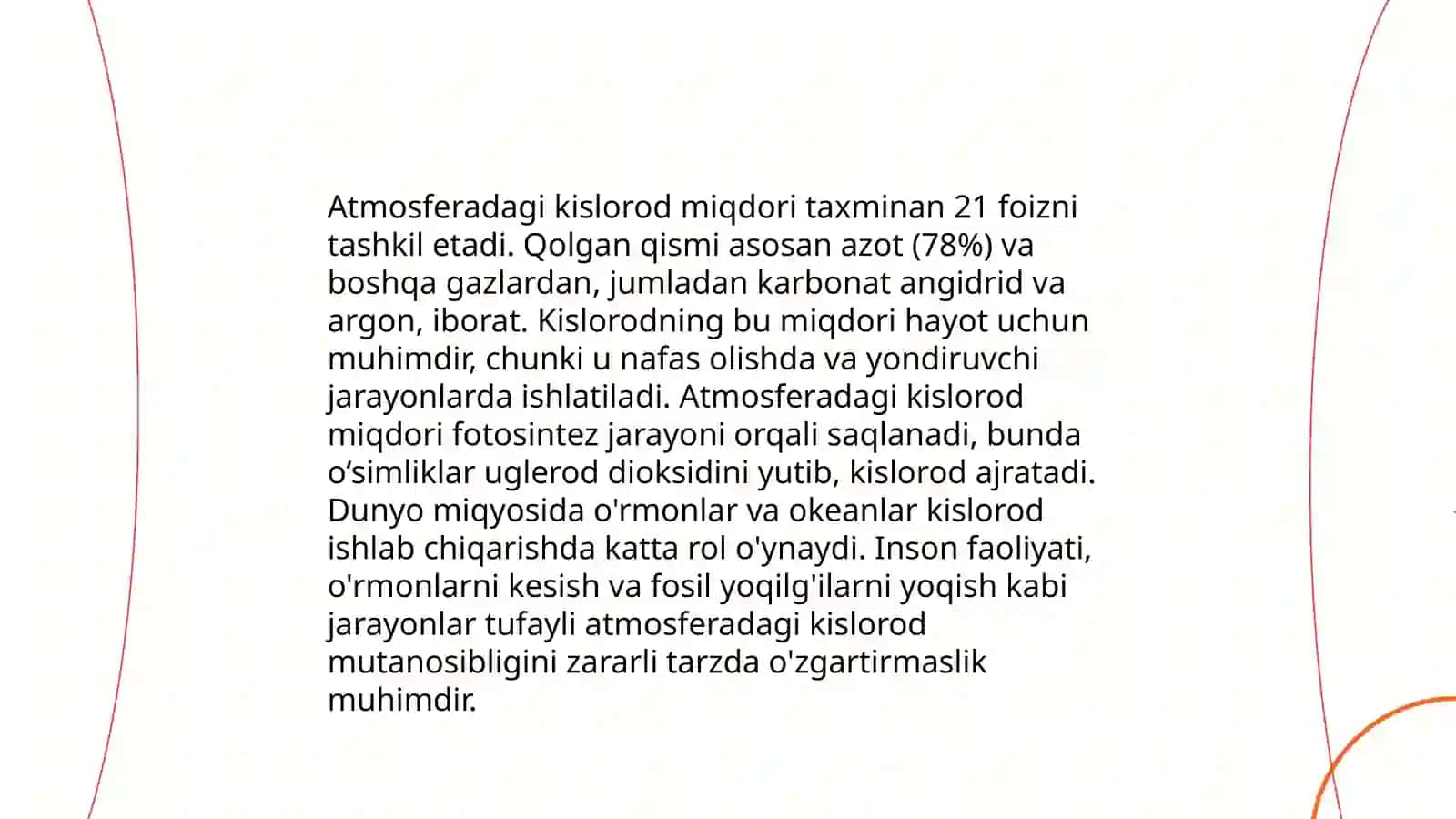 Kislorodning tabiiy manbalari 4