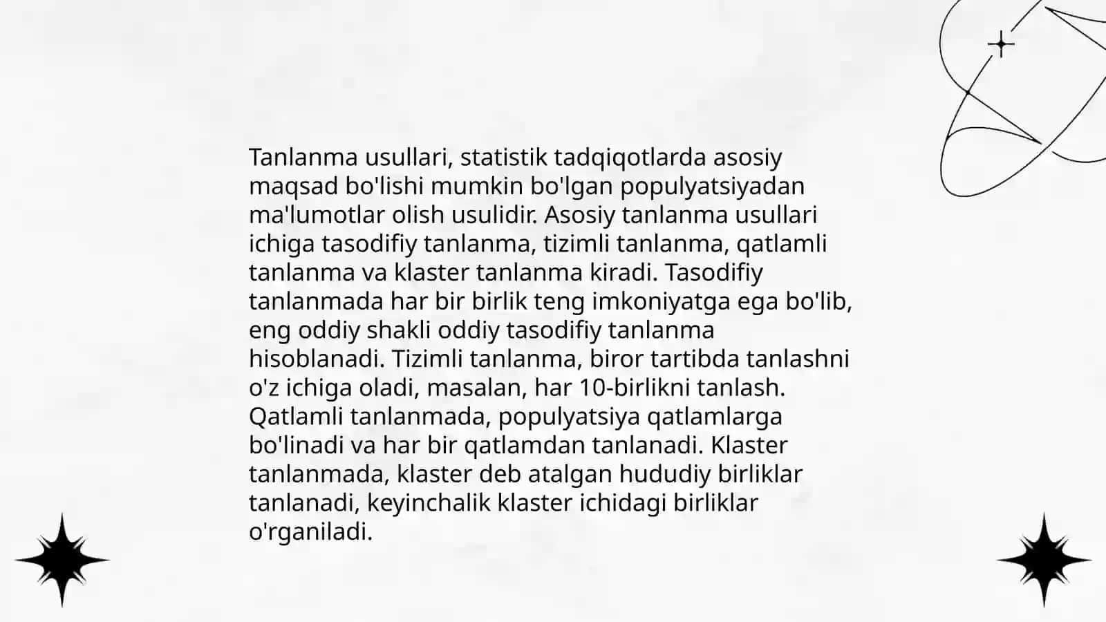 Matematik statistikaning asosiy masalalari. Bosh va tanlanma to‘plamlar. Guruhlangan va intervalli variatsion qatorlar. Poligon va gistogramma. Empirik taqsimot funksiya 4