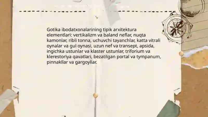Gotika uslubidagi ibodatxonalar va ularning estetik ahamiyati 4