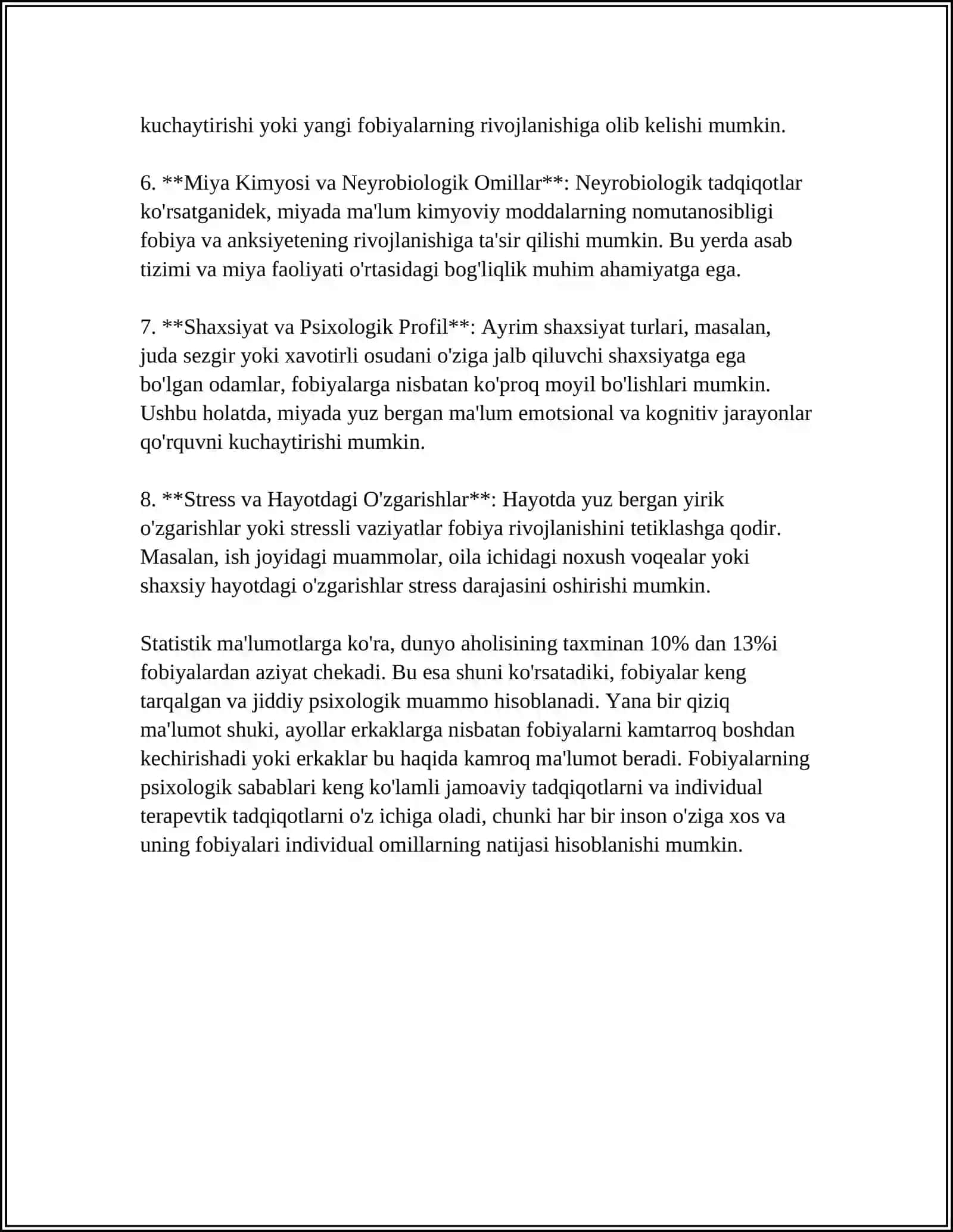 FOBIYA VA QO'RQUV HOLATI KONSULTATSIYASI 4