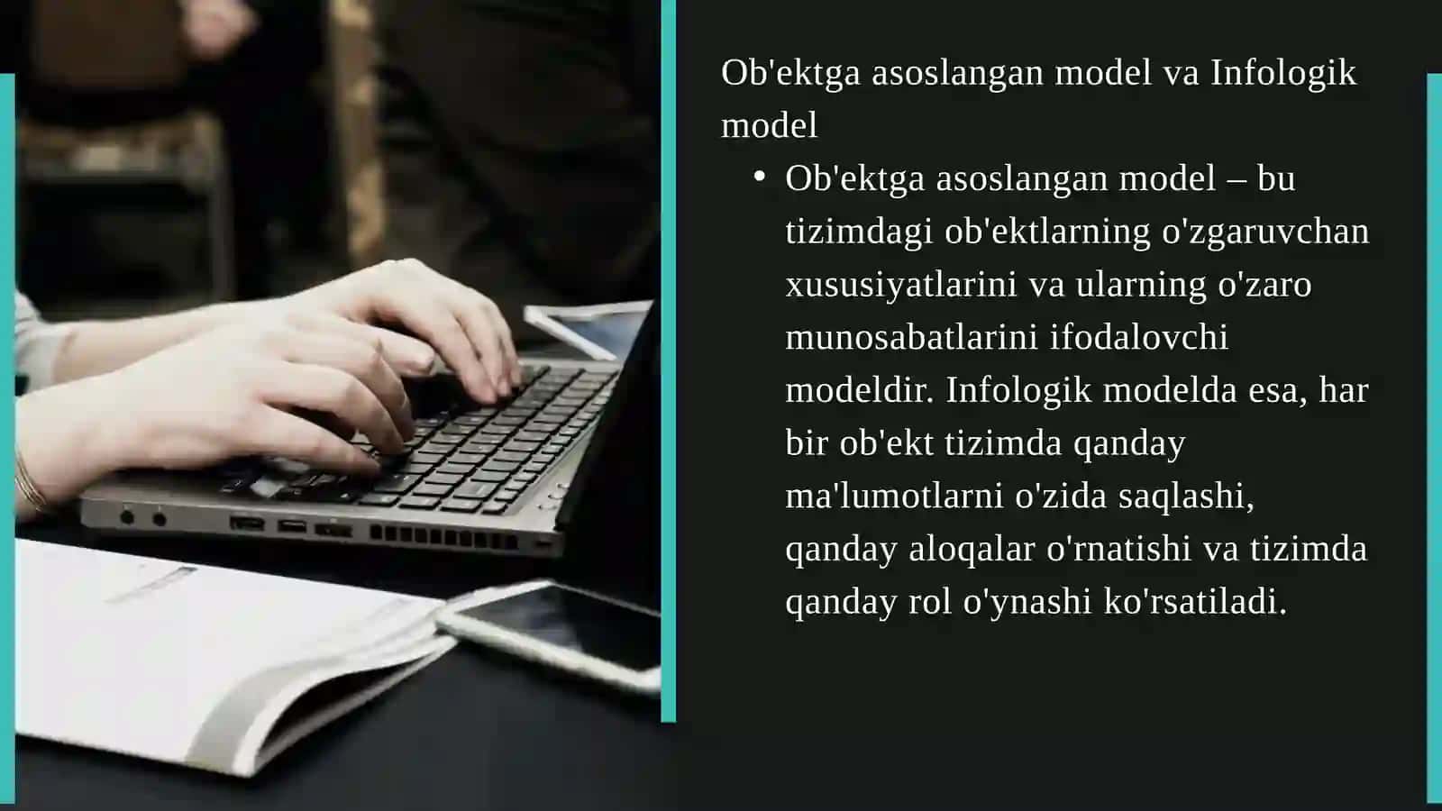 OB’YEKTNING INFOLOGIK MODEL QURISH USLUBIYATI 4