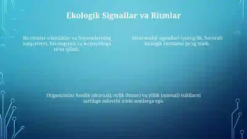 Biomaromlar va tirik organizmlarning hayotiy shakllari 4