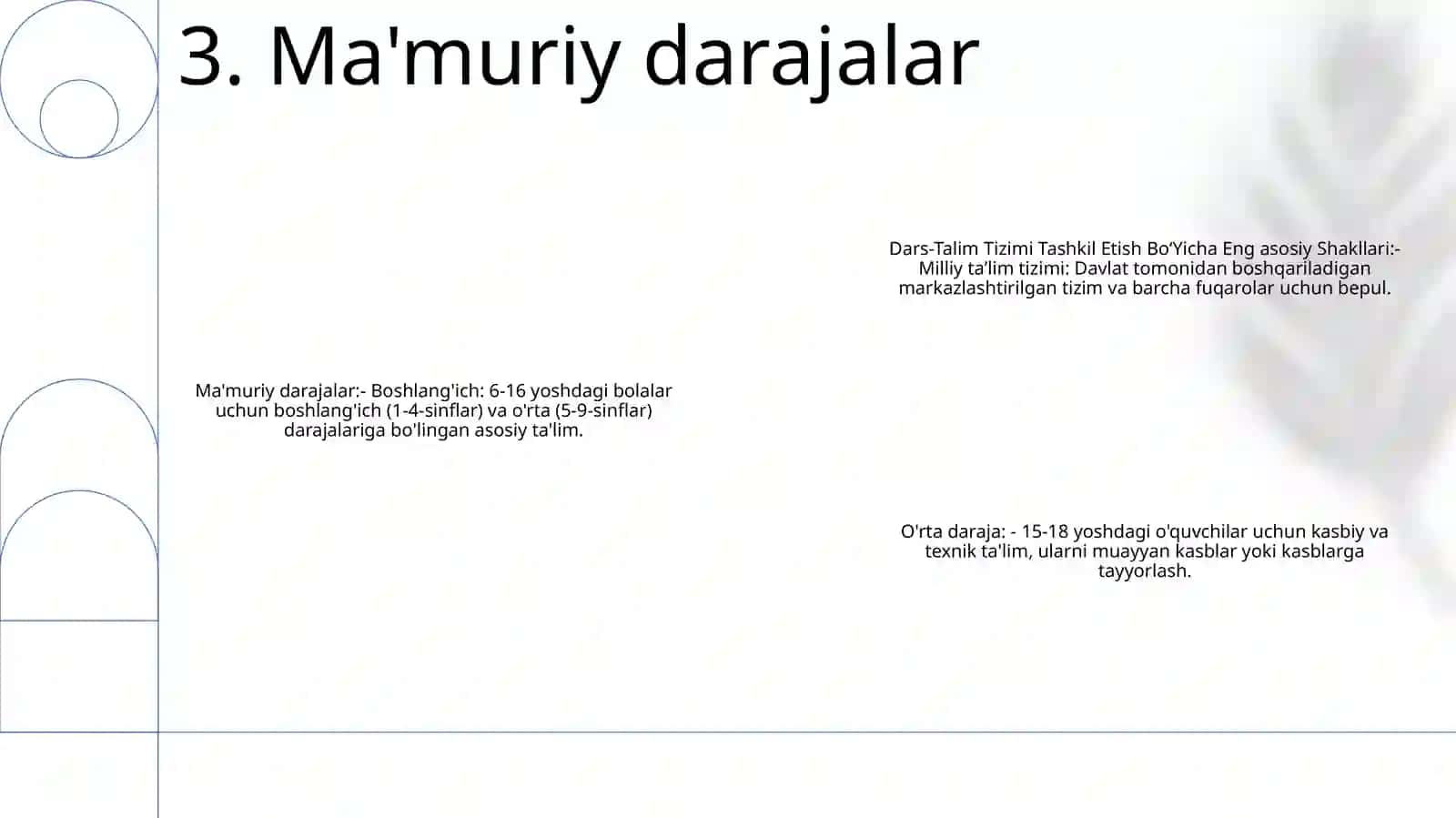 Dars-Talim Tizimini Tashkil Etish BoʻYicha Eng Asosiy Shakllari 4
