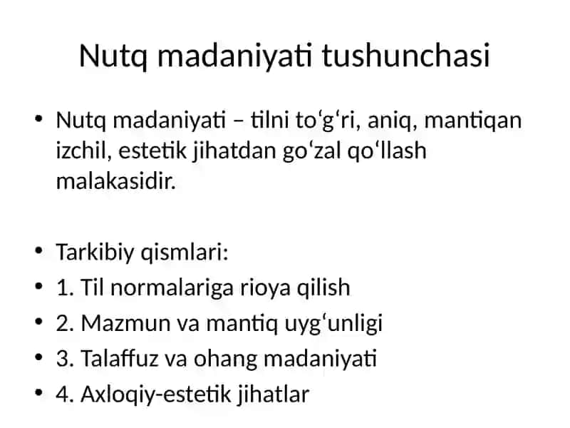 O'zbek tilshunosligida stilistika 4