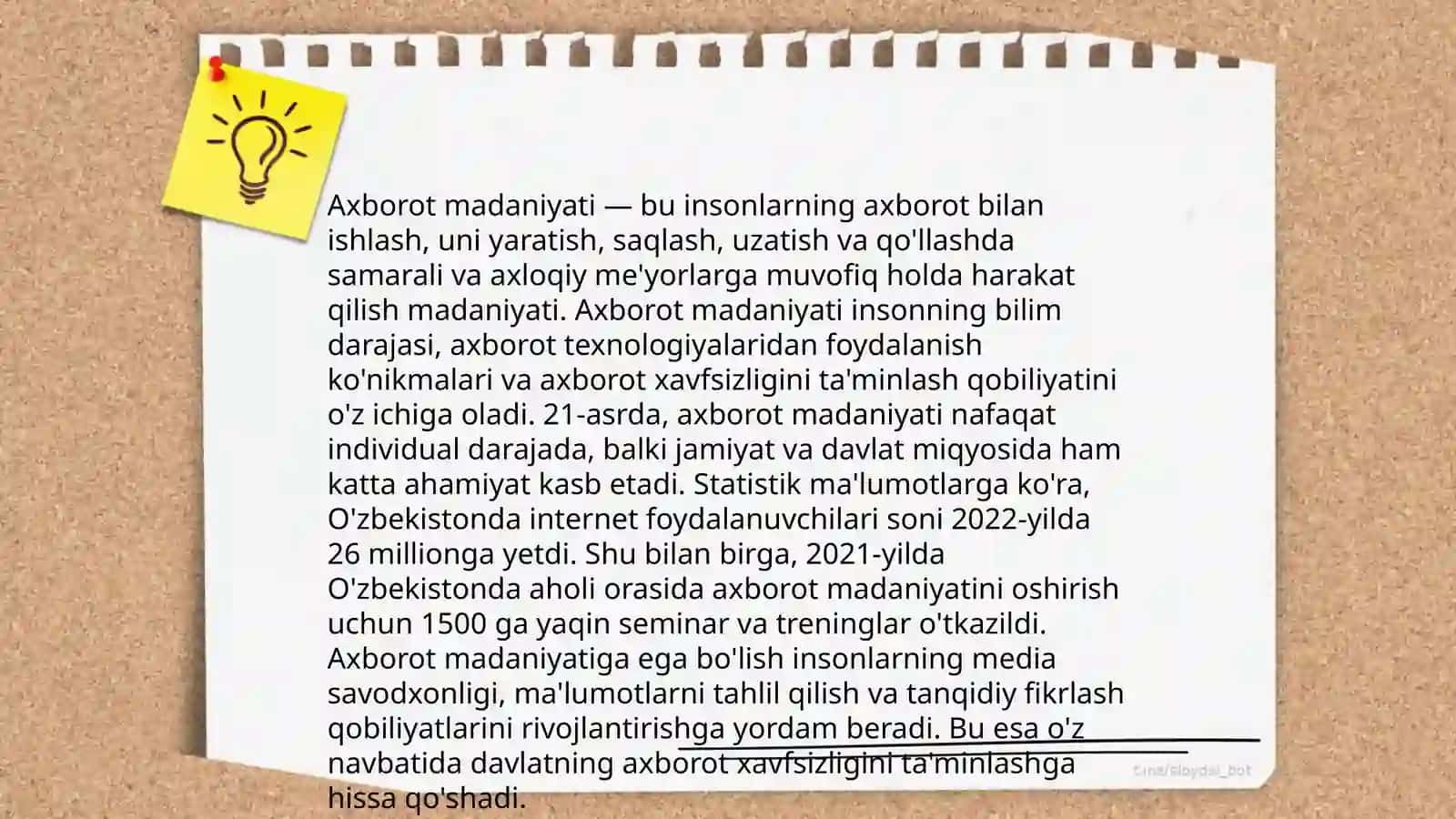 Media savodxonligi va axborot madaniyati fanining asosiy predmeti, vazifalari va uning rivojlanish revolyutsiyasi 4