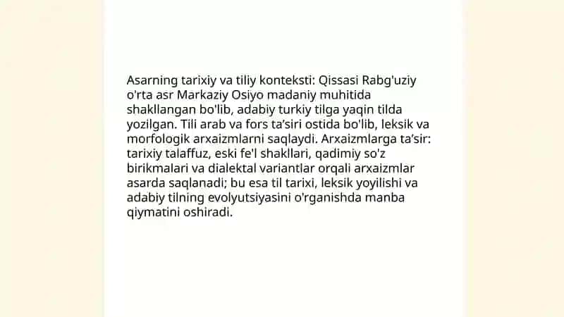Arxaizmlar mavzusi bo'yicha taqdimot 4