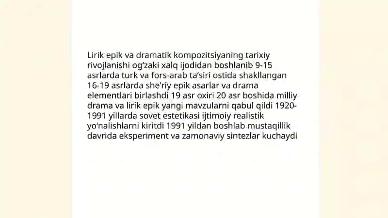Lirik epik va drammatik kompozitsiyasi 4