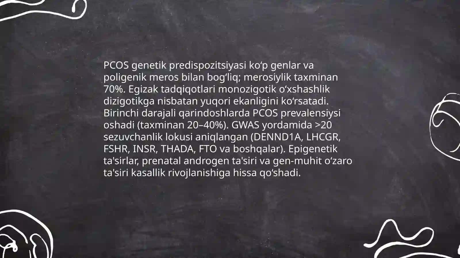 Polikistoz tuxumdon sindromi (PCOS): etiologiyasi, tashxis va zamonaviy davolash usullari 4