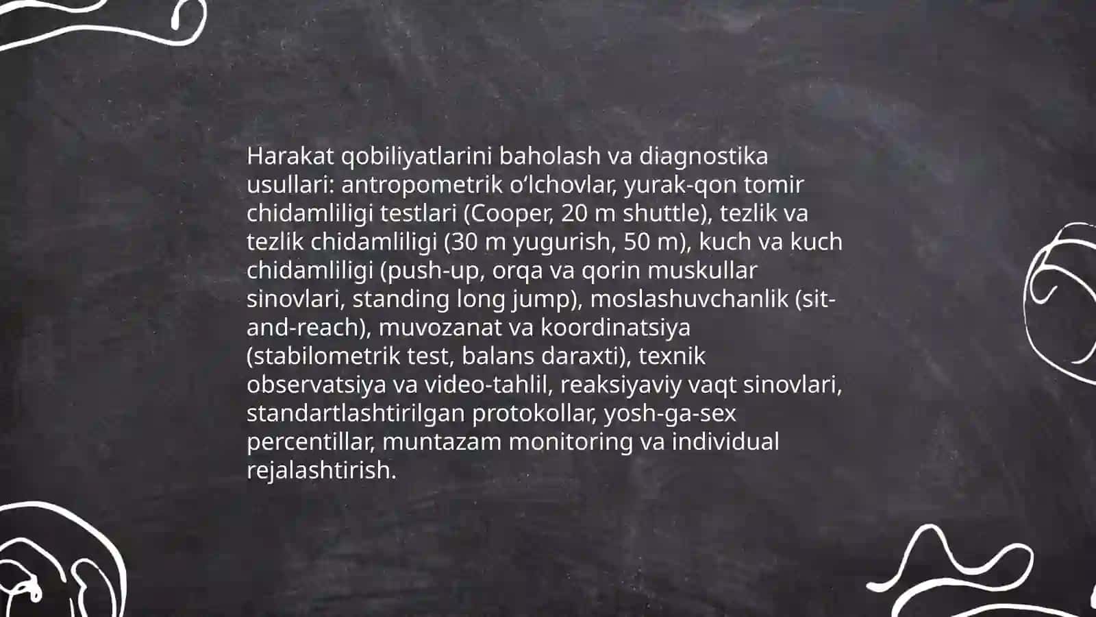 Harakat qobiliyatlarini rivojlantirishga yo‘naltirilgan maktab o'quvchilarining jismoniy tarbiya texnologiyasi 4