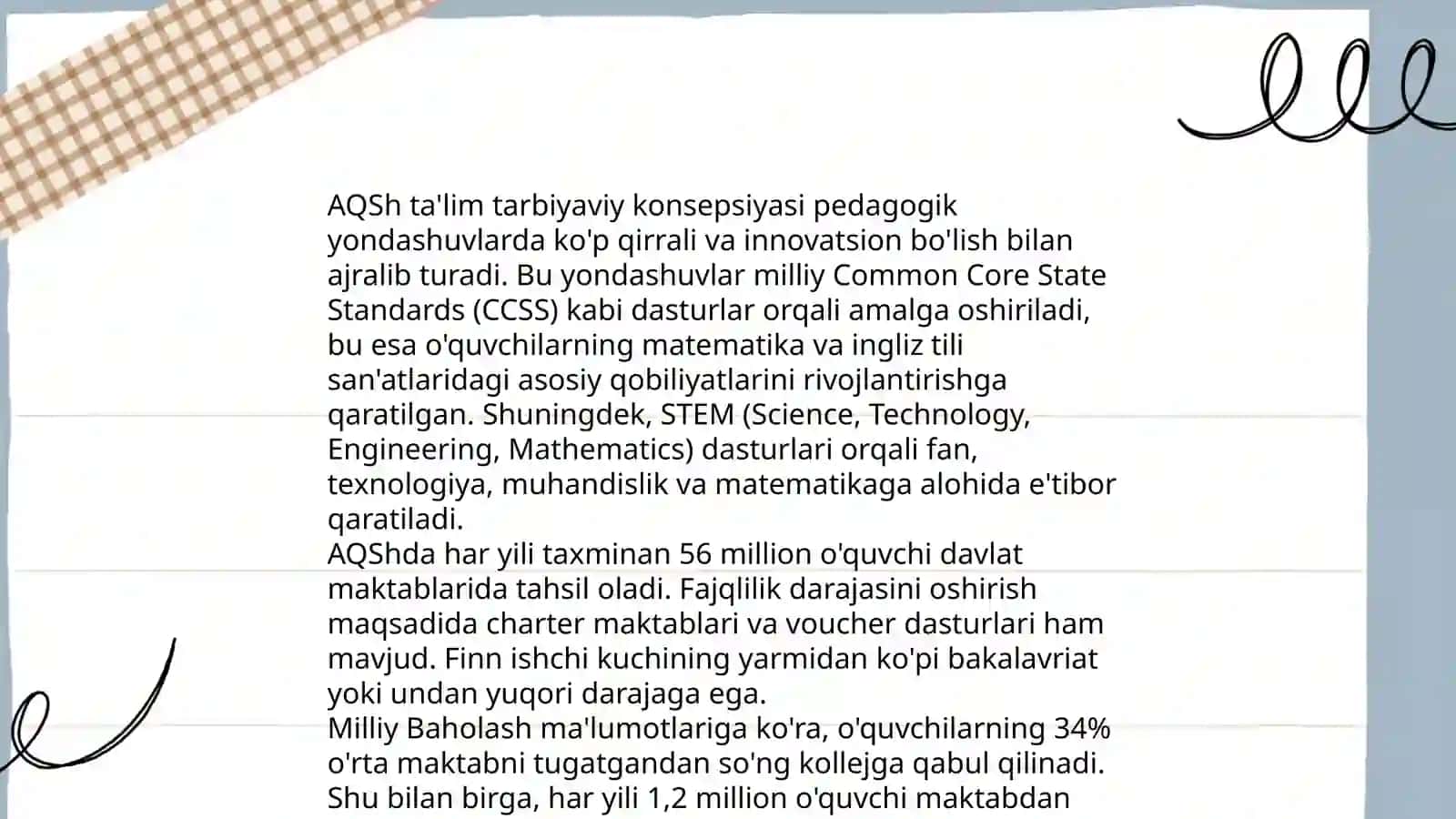 Jahon tarbiyaviy konsepsiyalari namunalarining qiyosiy pedagogik tahlili 4