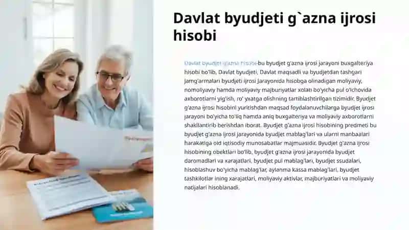 Davlat budjeti va davlat maqsadli jamg'armalari budjeti ijrosi bo'yicha budjet hisobida qo'llaniladigan hisob hujjatlari va registrlari 4