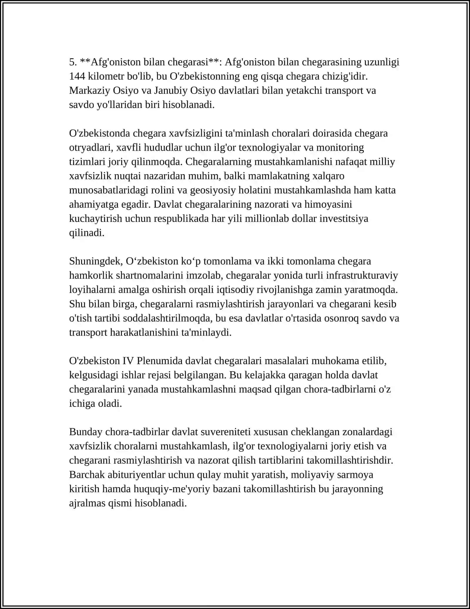 MILLIY XAVFSIZLIKNI TA’MINLASH BORASIDAGI AMALGA OSHIRILAYOTGAN ISHLAR 4