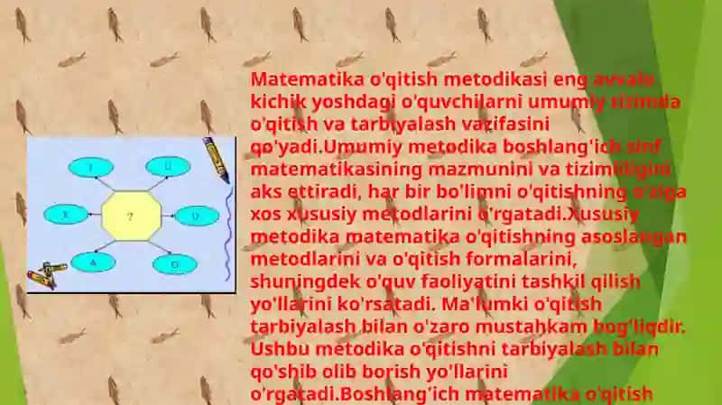 BOSHLANG`ICH SINFLARDA MATEMATIKA O`QITISHNI TASHKIL QILISHDA INTERAKTIV METODLARDAN FOYDALANISH 4