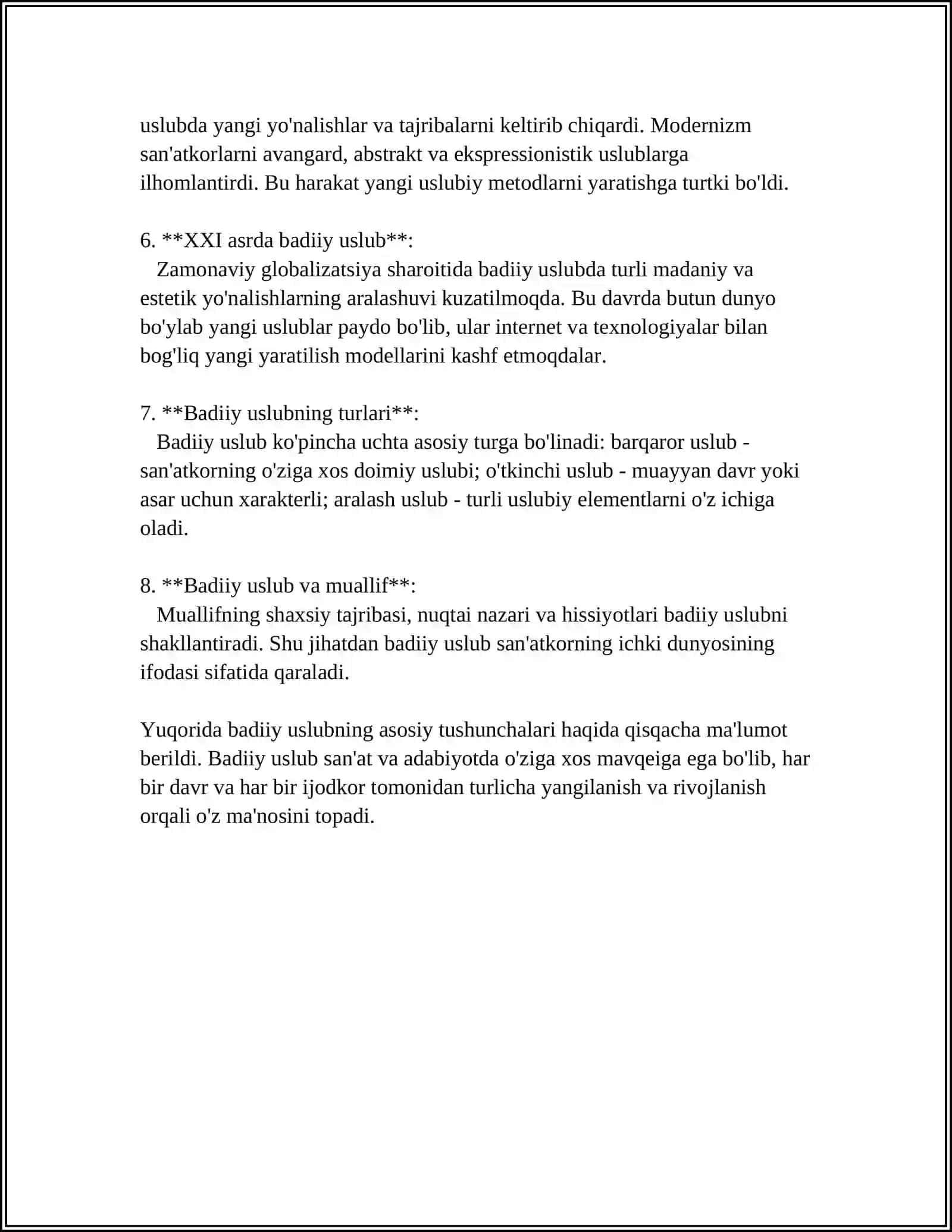 BADIIY USLUB VA UNING XUSUSIYATLARI 4