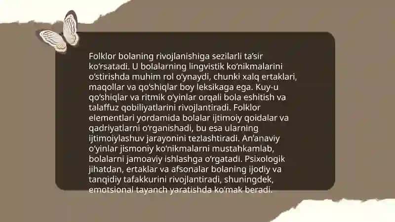 Bolalar folklori tabiati dan taqdimot tayyorlash 4