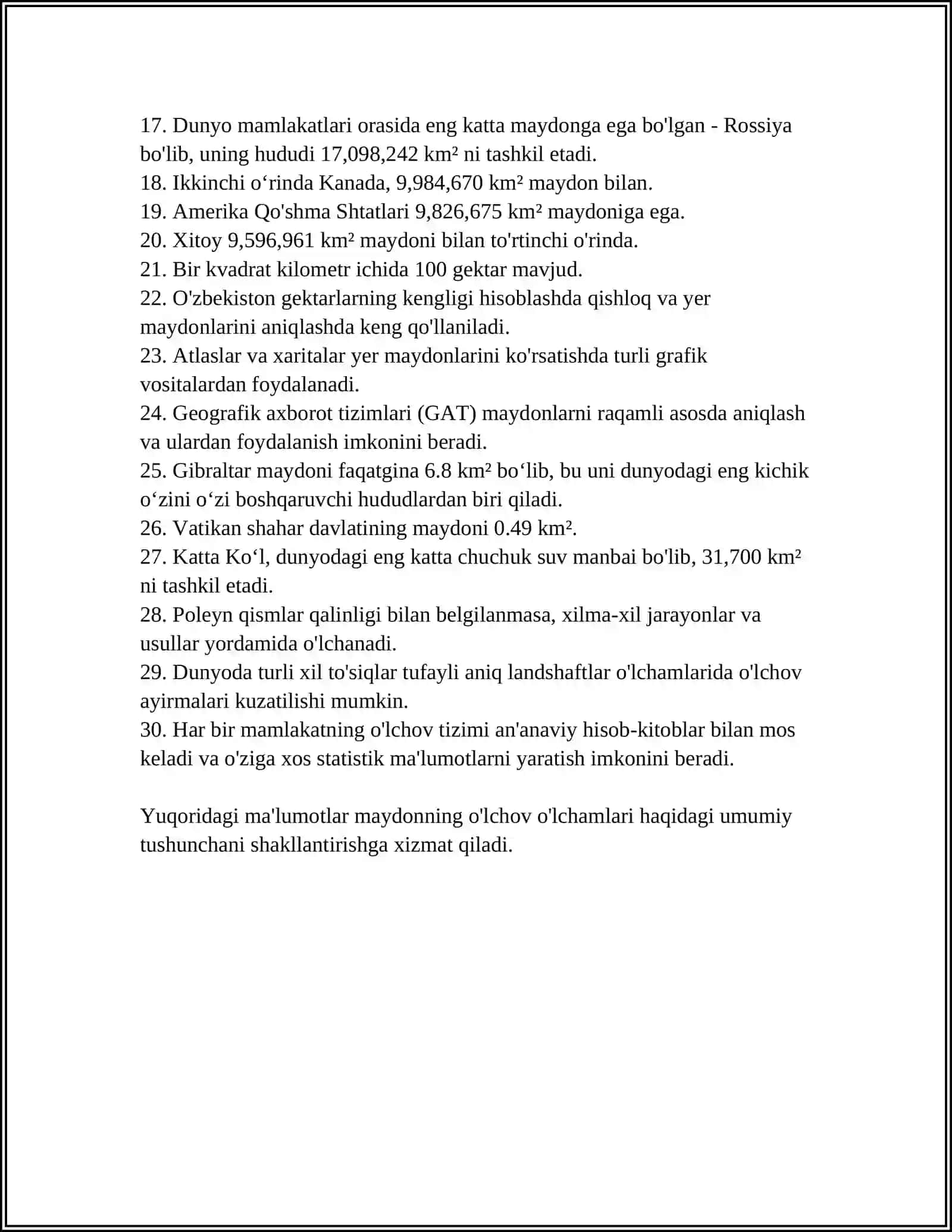 FUTBOL O'YIN QOIDASI MAYDON VA JIXOZLAR O'LCHAMI 4