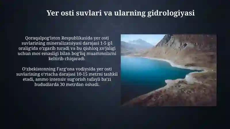 Oʻzbekistonda amalga oshirilgan gidrologik tadqiqotlar 4