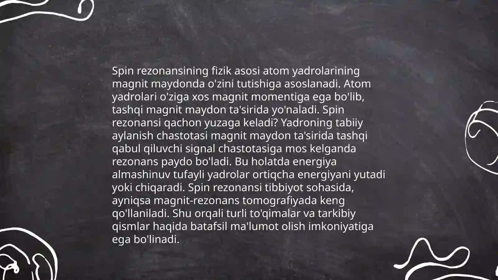 Impuls bilan qo'zg'atiladigan YaMR spektroskopiya 4