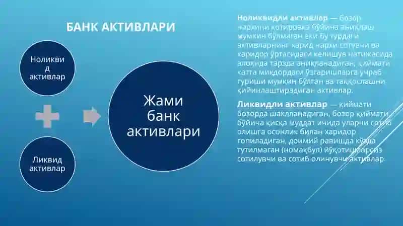 7-мавзу: Банкликвидлигининазоратқилишнингмуҳимлигиўзигаҳосликлари 4