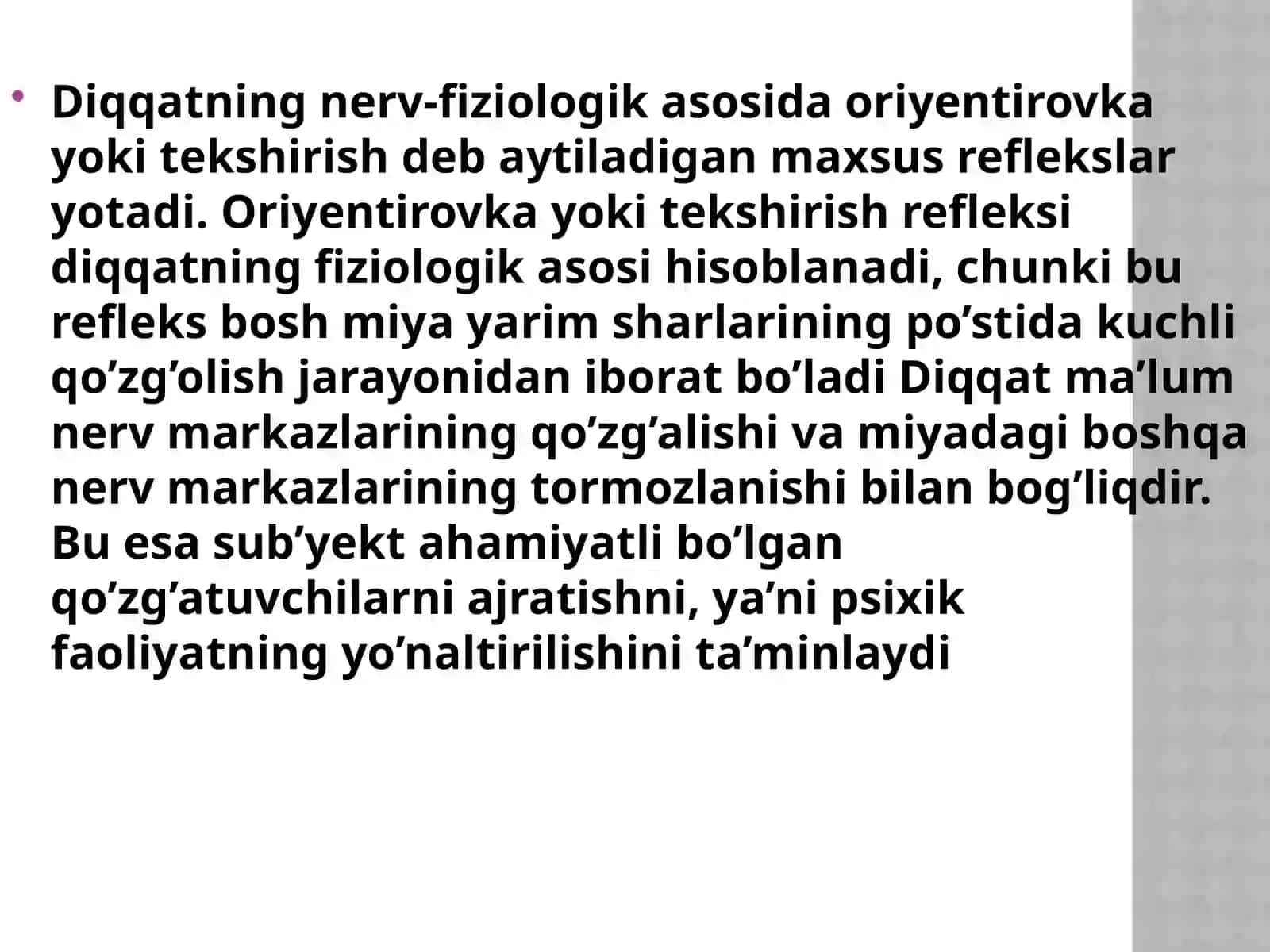 Diqqathaqidatushunchavauningnervfiziologikasoslari 4