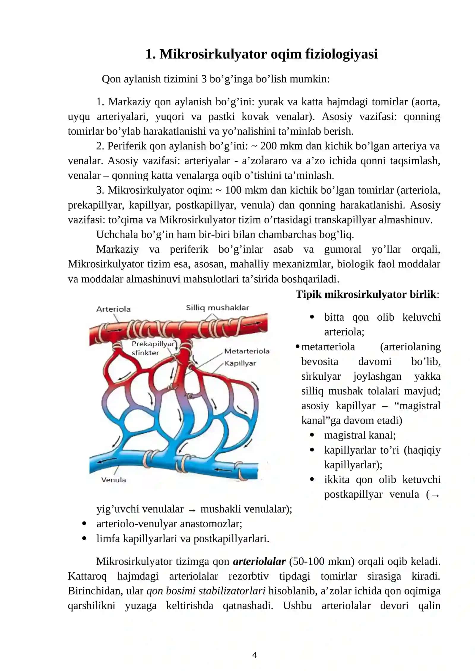 Mahalliy Qon Aylanish Tizimi Patofiziologiyasi 4
