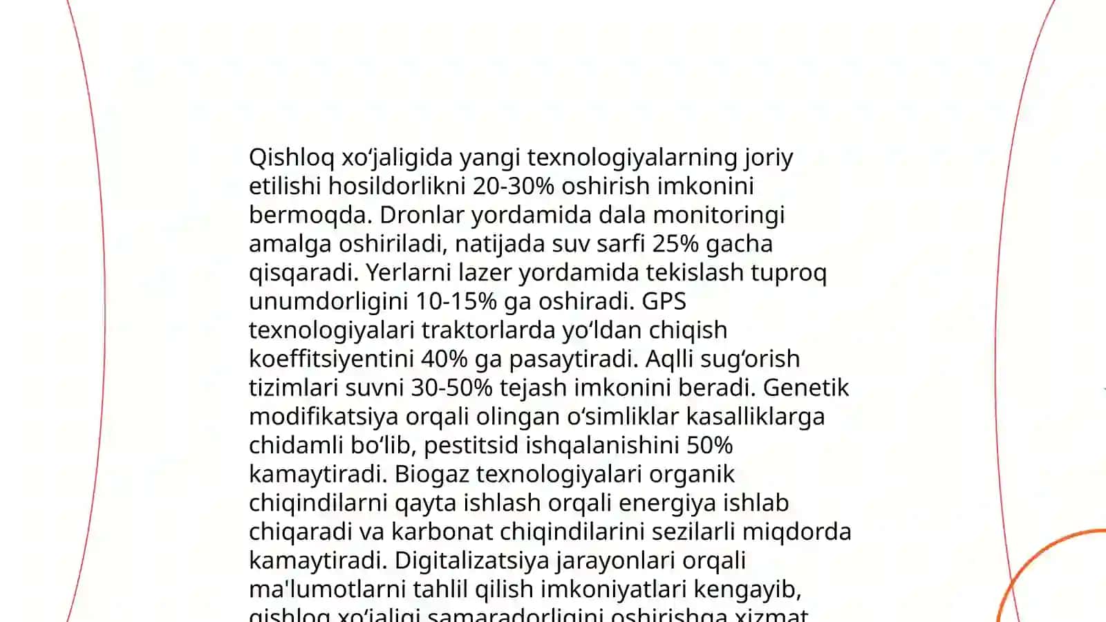 Mustaqillik yillarida qishloq xo‘jaligi va sanoat sohasidagi o‘zgarishlar 4