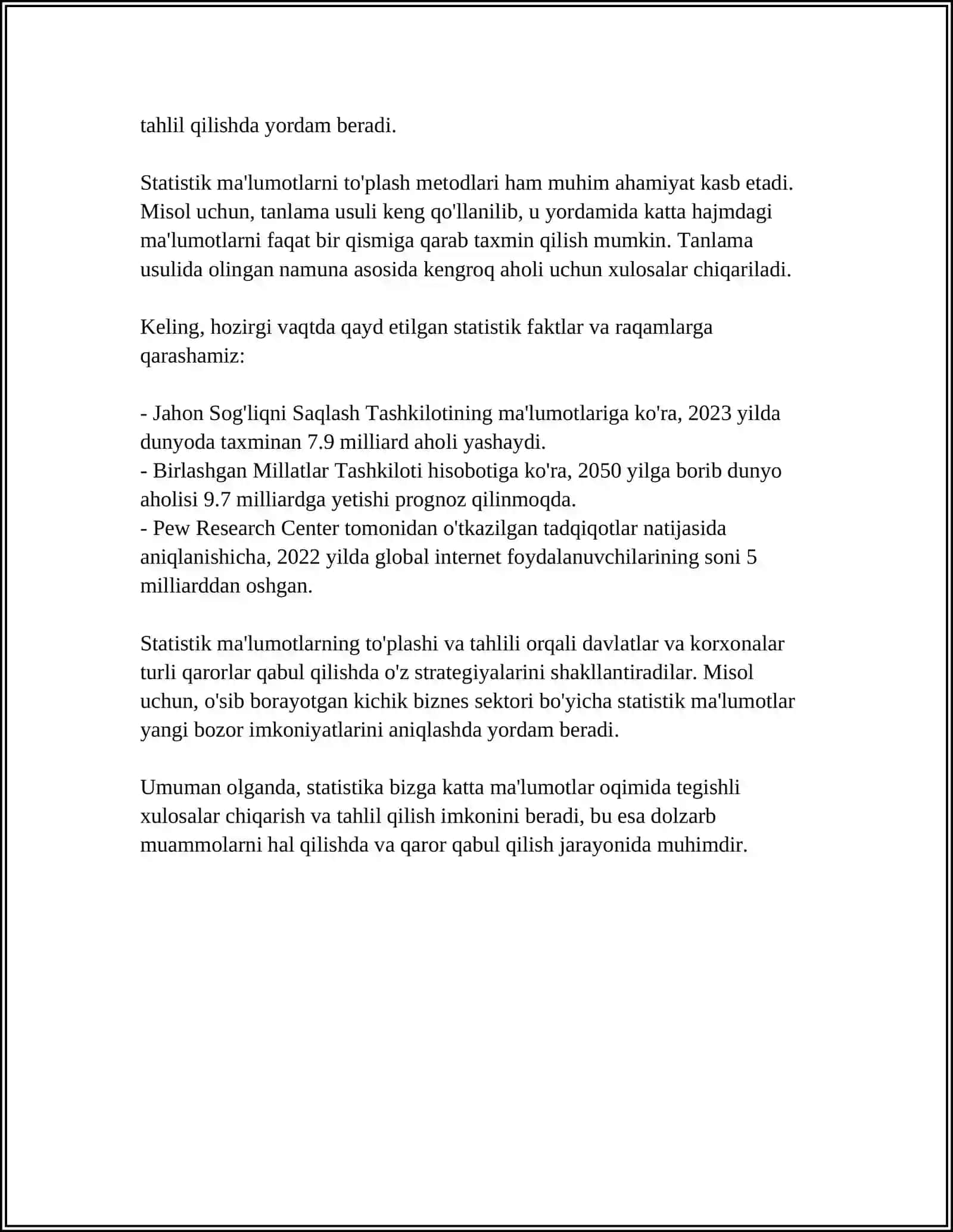 STSTISTIKAGA 4