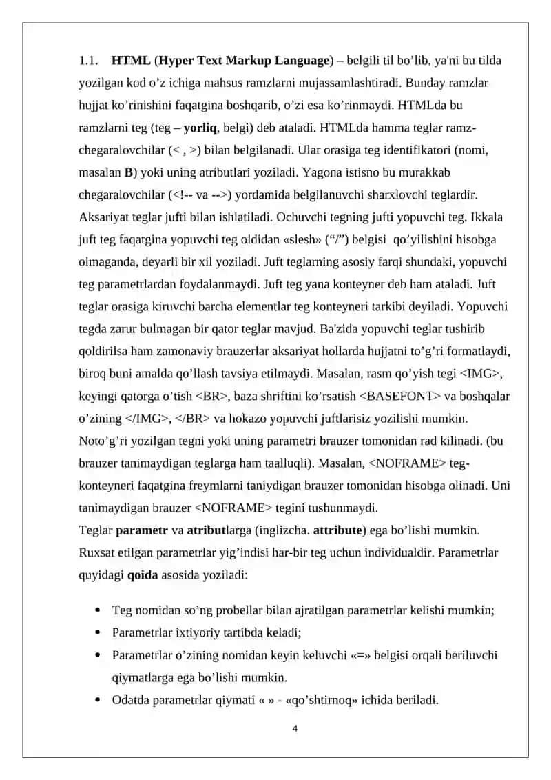 “Bolalar dunyosi” - online bozorini loyihalash 4