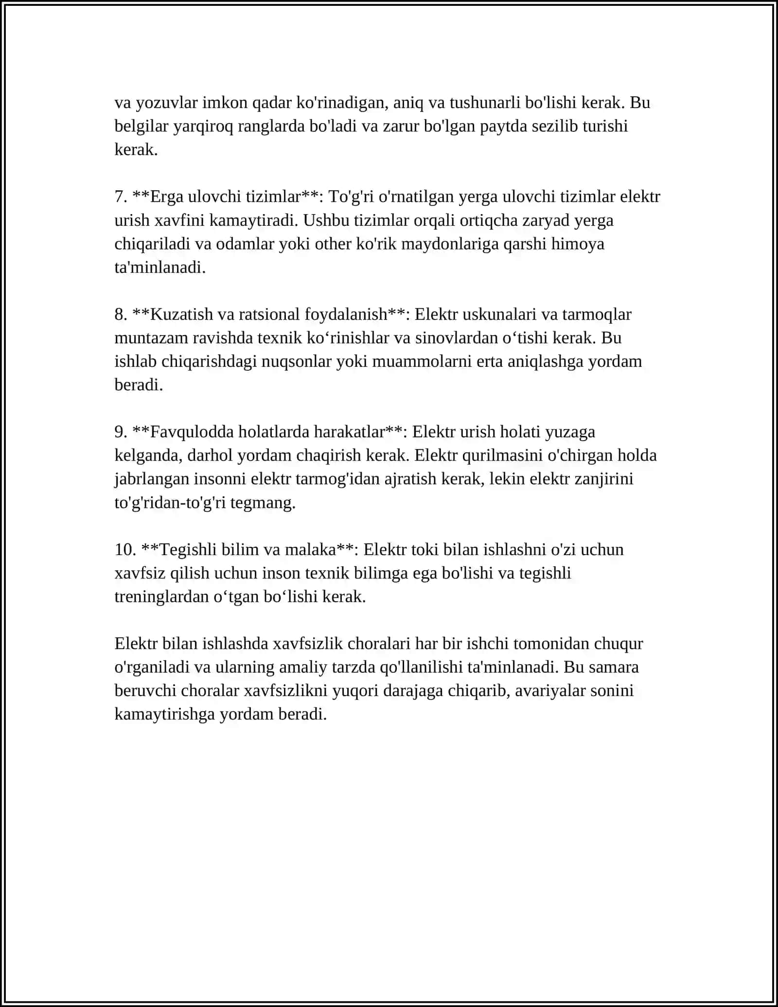 O'ZGARUVCHAN TOKLARDA FOYDALANISHDAGI HAFSIZLIK TALABLARI 4